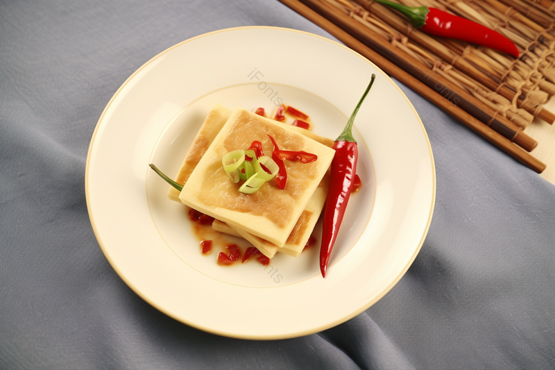 盘子里的农家小炒菜五香豆腐,高清,摄影图,摄影图片,图片大全,摄影图免费下载